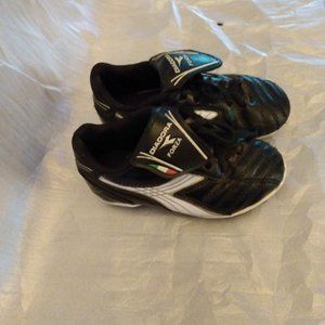 Diadora Forza Soccer Cleats Black/White Kid's